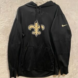 New Orlean Saints Hoodie Men’s XXL Black Nike NFL Football Sweatshirt